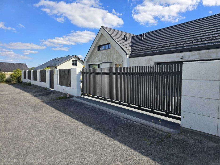 Ogrodzenie Grzebieniowe Pionowe nowoczesne ogrodzenie - Vertical