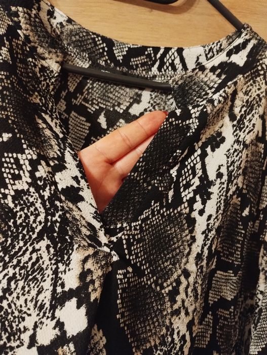 Wężowa tunika bluzka sukienka New Collection r.uni