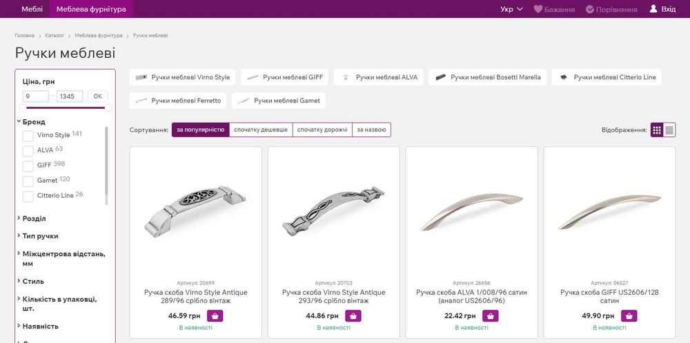 Сайти на  Хорошоп / Інтернет-магазини під ключ