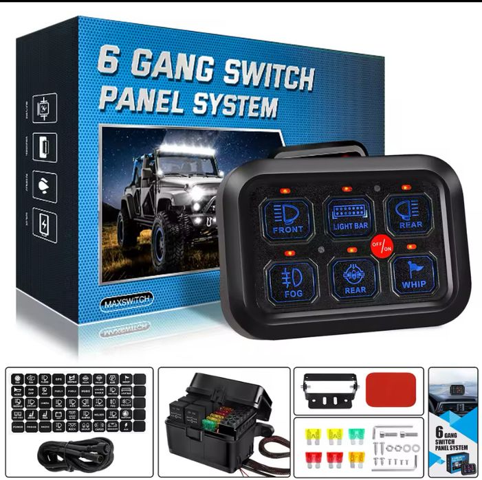 Painel  6 gang 6 switch system