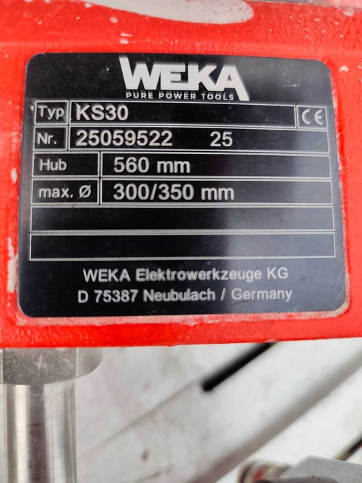 Wiertnica do betonu Weka DK32