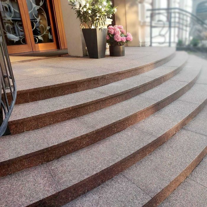 Płytki Granitowe Czerwone Maple Red 60x60x2 Taras Schody Balkon