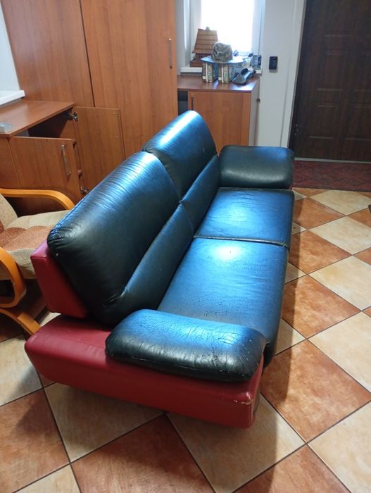 Kanapa 220x90 eko skóra