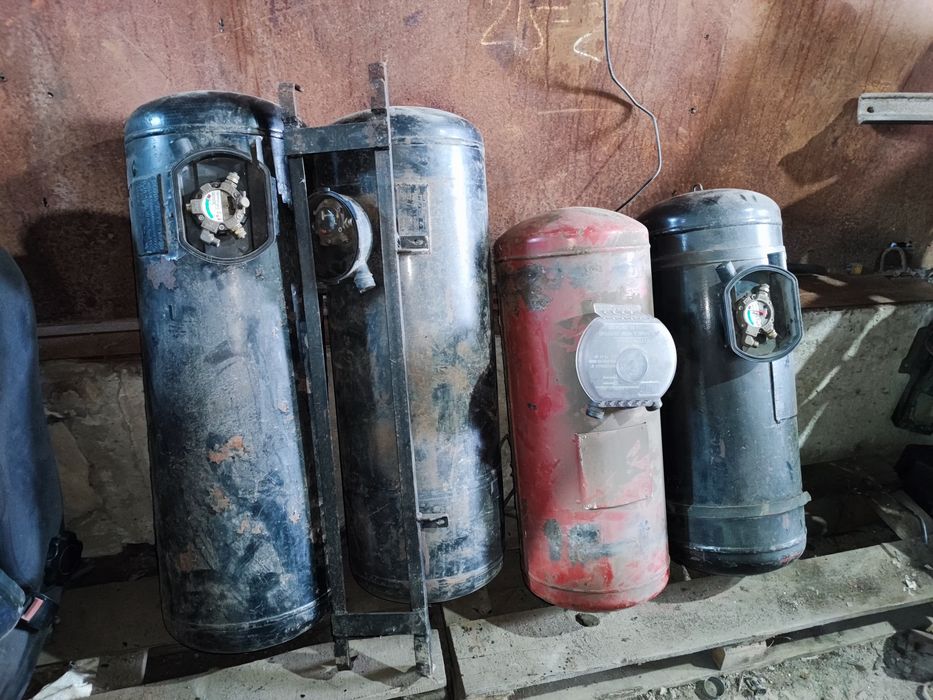 Газовый баллон для автомобиля. Гбо. Под запаску. И обычные.