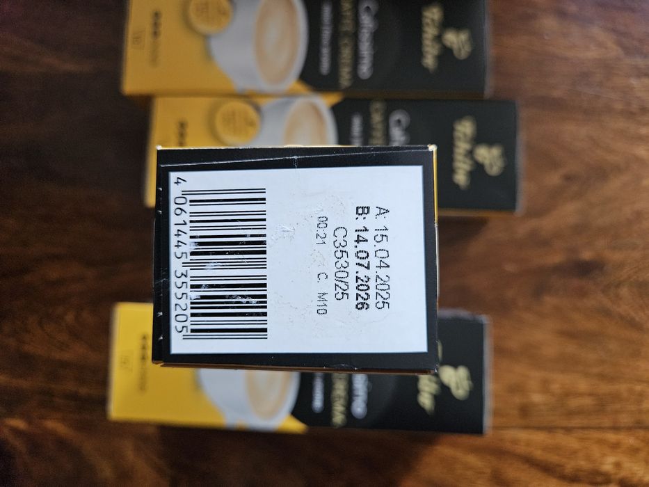 Tchibo cafissimo cafe crema mild  4 paczki po 10szt.