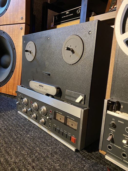 Revox B77 MKll 4Track, magnetofon import 25’, wizualny stan bdb.
