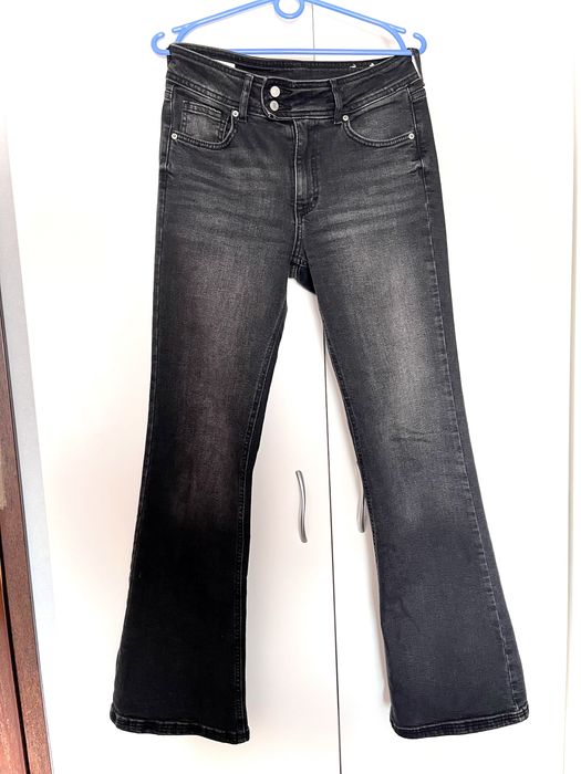 Jeansy Bootcut Flare z niskim stanem