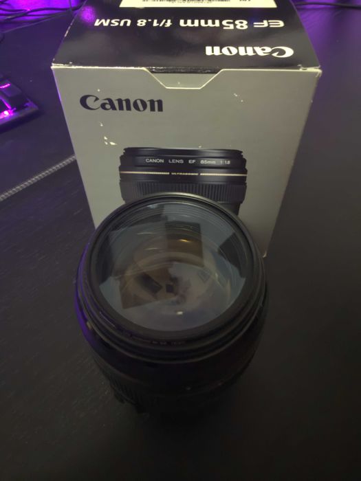Objectiva Cano Ef 85mm 1.8 USM