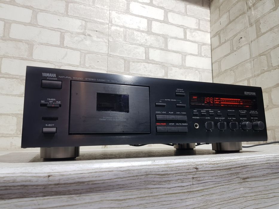 ТОР! 3-HEAD Стерео касетна дека YAMAHA KX-670, Play Trim, б/у з Німеччини