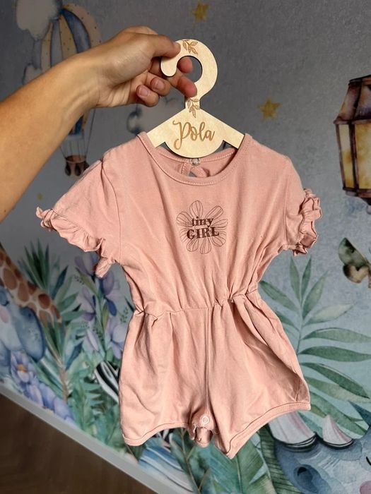 Rampers pajacyk letni 68 falbany falbanki