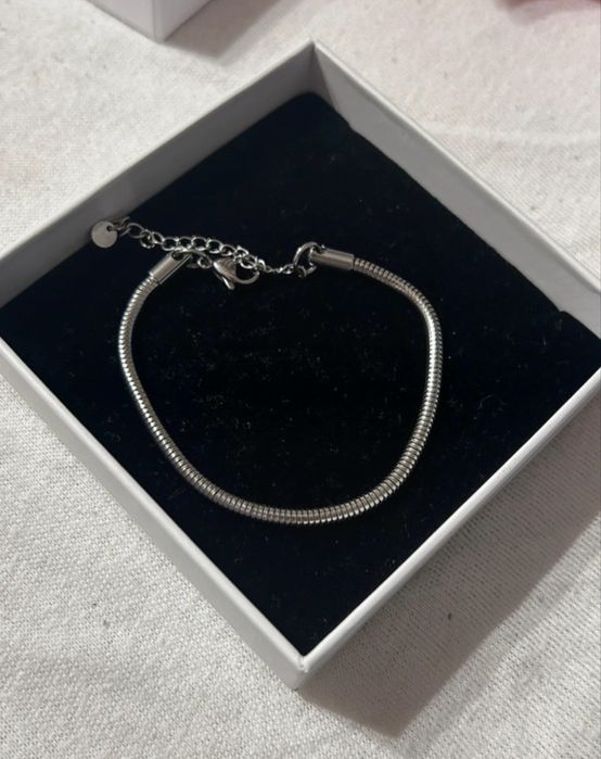 Bransoletka srebrna damska