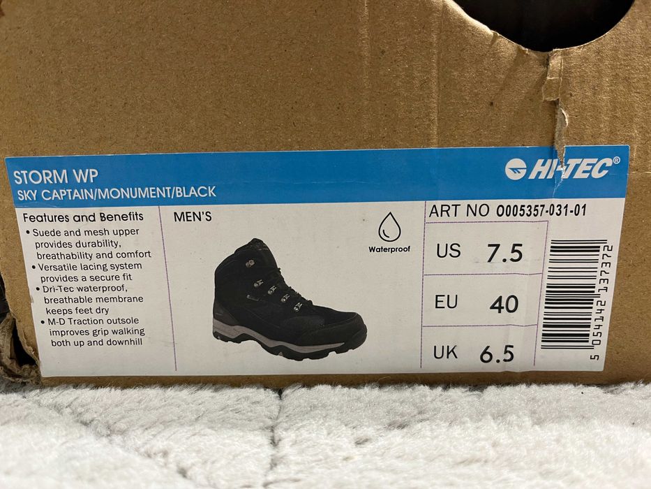 buty trekkingowe botki hi-tec storm wp waterproof 40