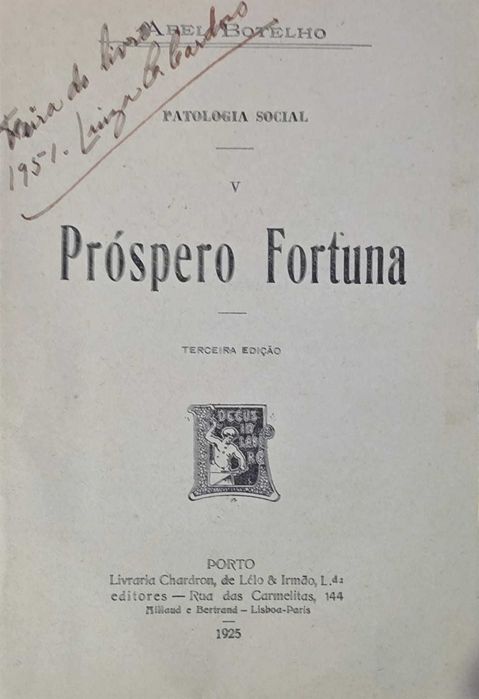 Livro Ref Par 2- Abel Botelho - Próspero Fortuna