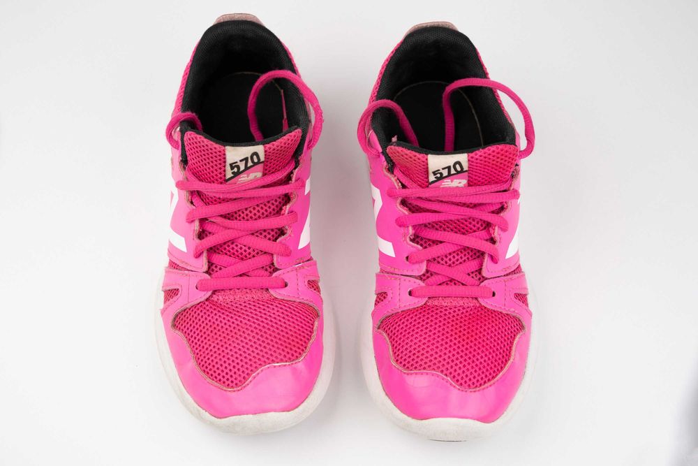 Дитячі кросівки New Balance 570 35,5 розмір рожеві взуття на дівчинку, Детские кроссовки розовые обувь