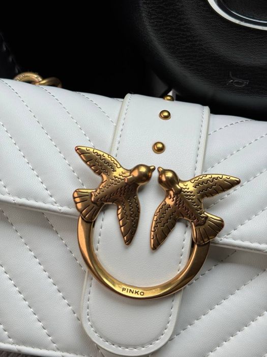 Сумочка Pinko Mini Love Bag One Simply Puff White