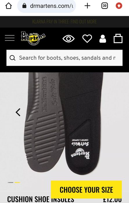 Dr Martens Cushion - оригінальні м'які устілки