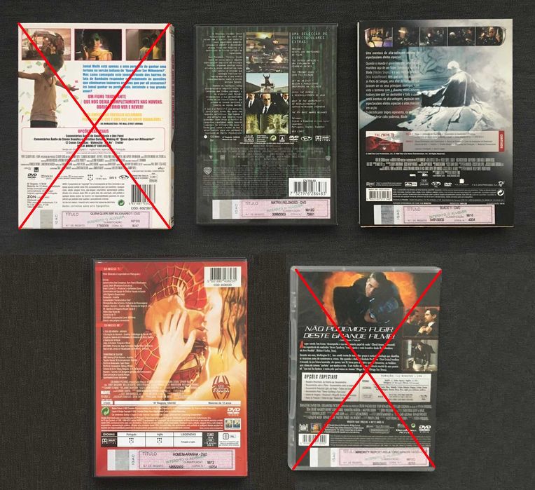 3x DVD Vários Filmes (Ed. PT) - portes incluídos (vendo separado)