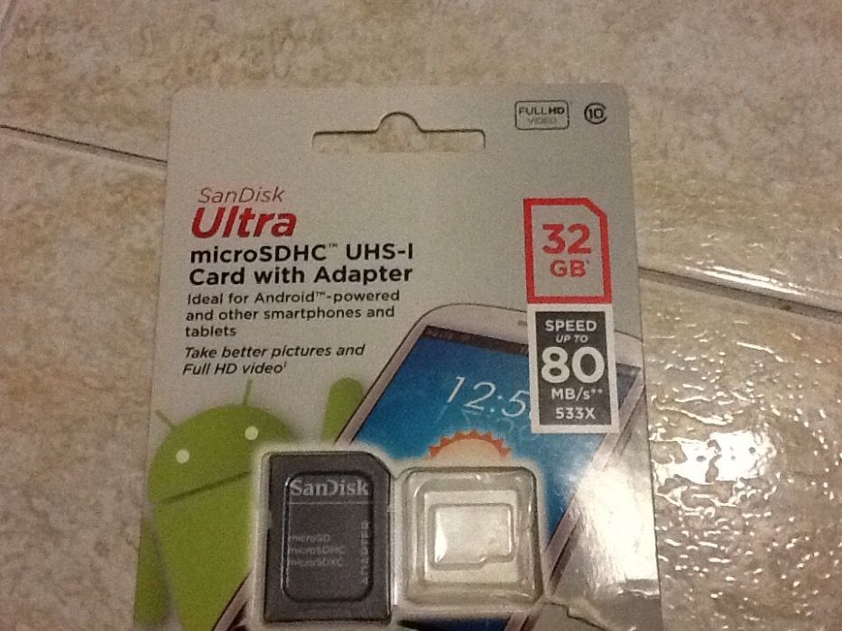 SanDisk Ultra microSDHC UHS-I Adapter64861741361539122