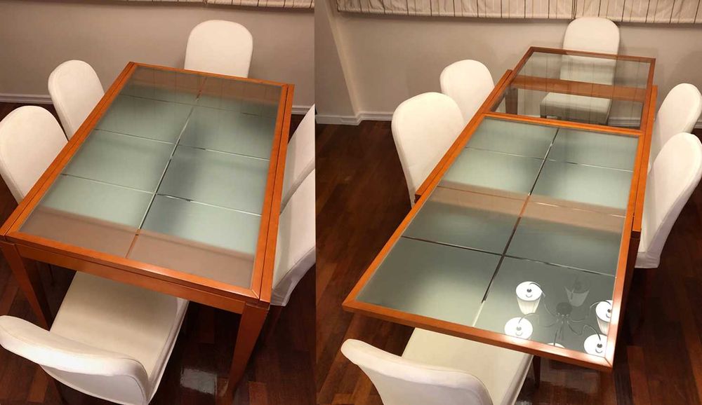 Excelente oportunidade - Mesa extensível com cadeiras