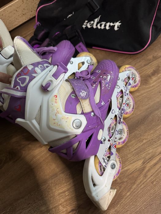 Ролики / роликові ковзани + сумка + захист