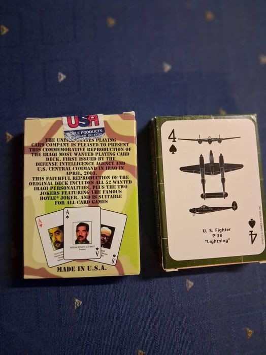 Baralho de cartas Militar