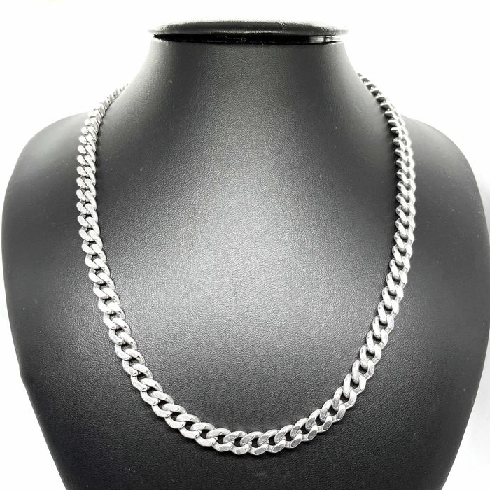 Srebrny Łańcuszek Łańcuch Próby 925 47,57g Długość 47cm Pancerka