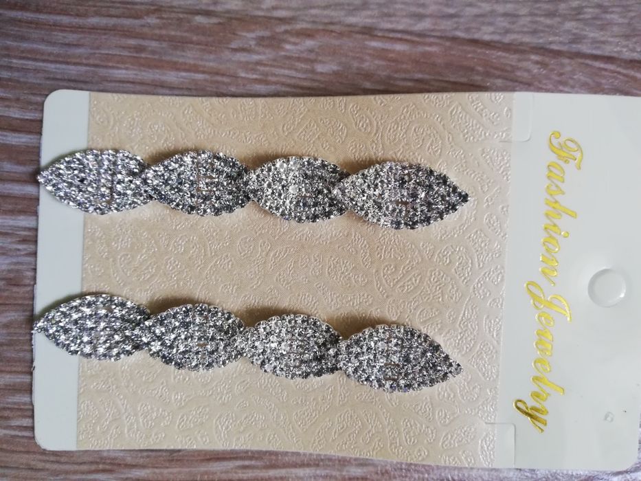 Свадебные серьги с хрусталем