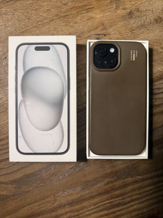 Apple iPhone 15 128 GB Black | 87% baterii | Pudełko + Etui | Bez blokad