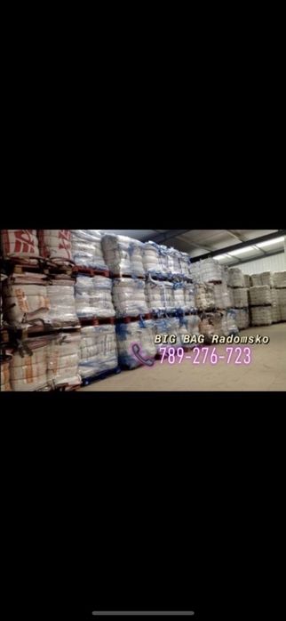 Worki Big Bag Bagi Wklad Folia na kukurydze CCM bigbag 1000kg MOCNE