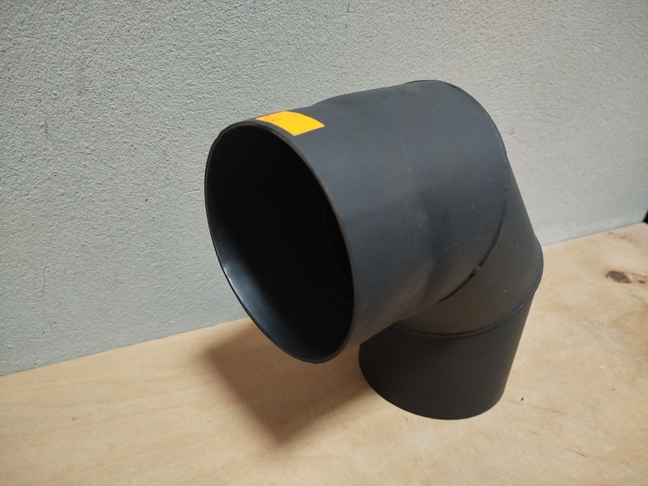 kolano dymowe stalowe 90° do pieca / kominka – średnica 120 mm