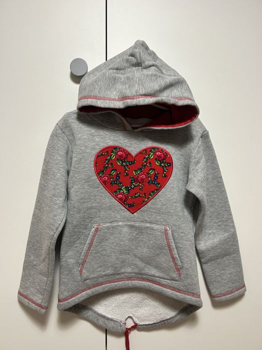 bluza dziewczęca z kapturem