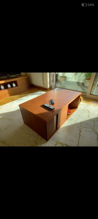 Mesa de cerejeira centro de sala
