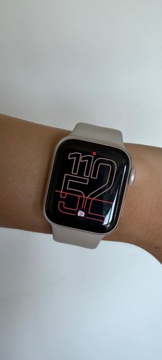 Zegarek Apple Watch SE 2 (Gen 2)40mm Starlight/Złoty - 2 oryginalne paski, stan idealny !