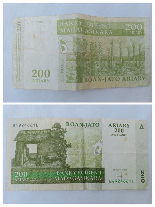 Conjunto notas antigas