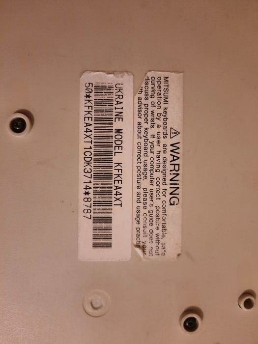 Клавиатура для компьютера белая для ПК Клавиатура проводная