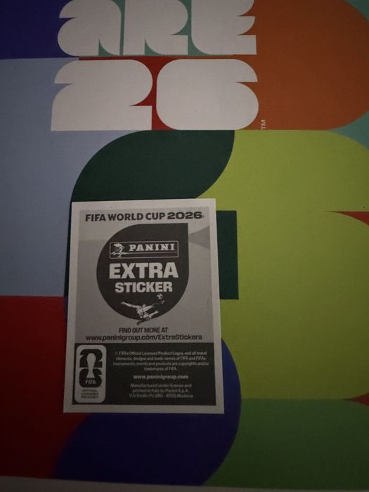 Cromo Moisés Caicedo Extra Sticker FIFA World Cup 2026