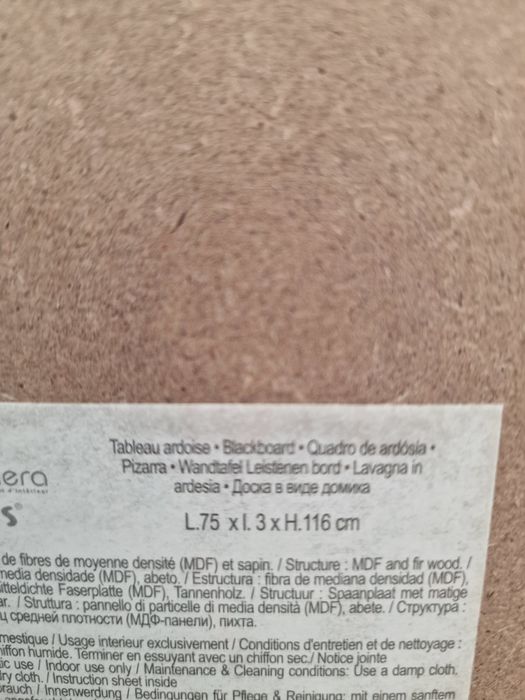 Tablica kredowa podwieszana