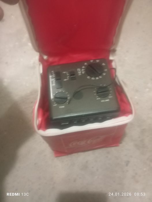 Radio przenośne CocaCola 230v baterie