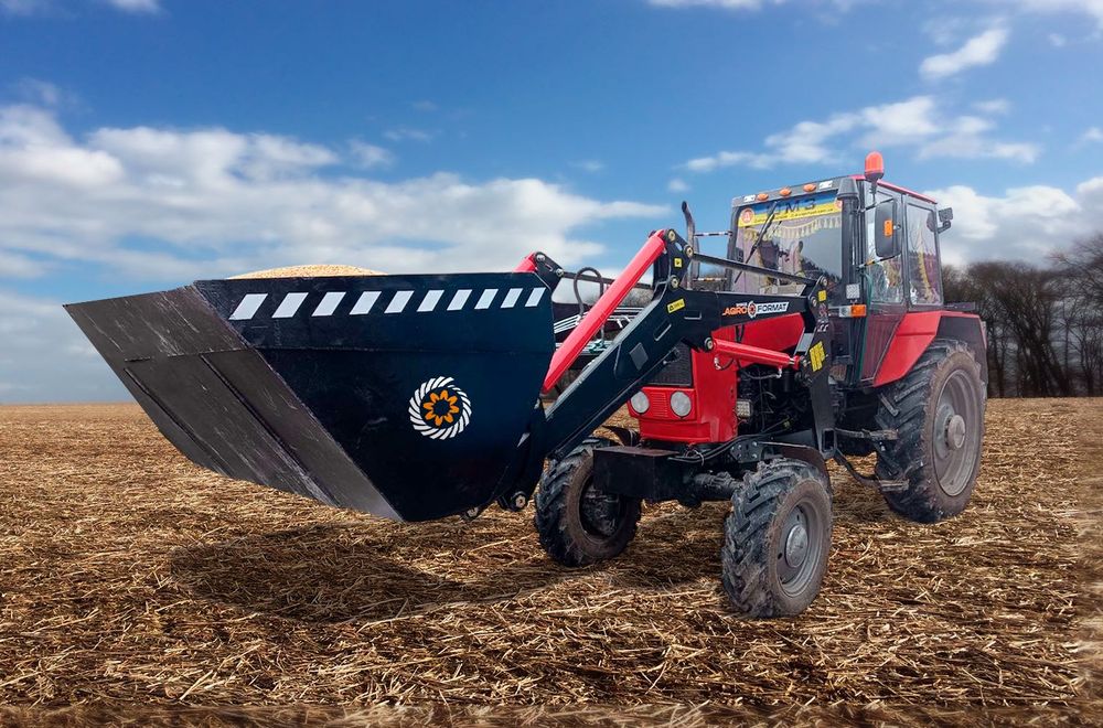 Навісний знімний Погрузчик КУН на МТЗ ЮМЗ з ковшем 1 м3 (Новий) Завод