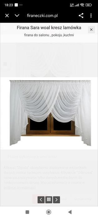 Komplet firan 4 szt kuchnia, salon i jadalnia
