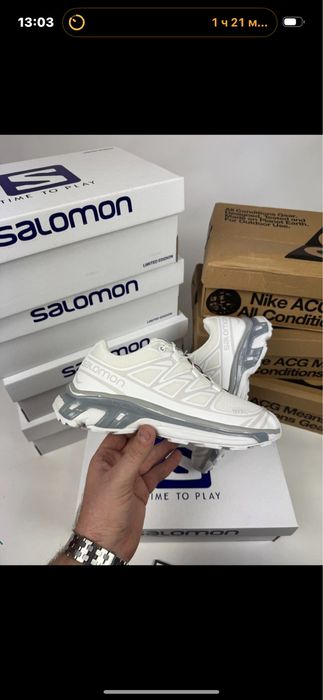 РОЗПРОДАЖ Кросівки Salomon XT-6 GORE-TEX Кроссовки Саломон Білі