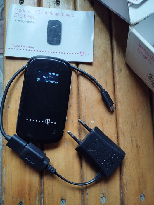 Телефон Modem USB z funkcja routera ZTE MF 60