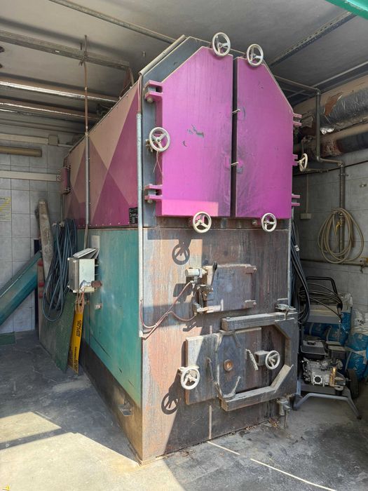 Kocioł 400kW na biomasę drzewną w dobrym s. Polytechnik model PR 400 U