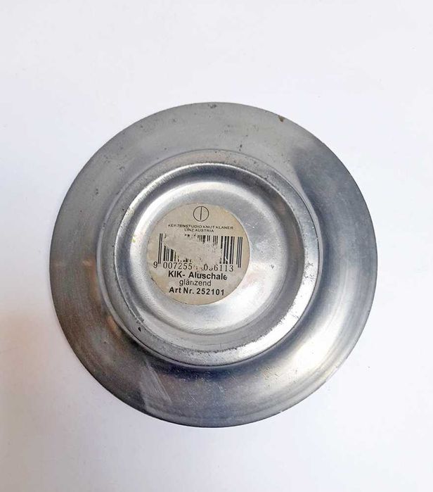 Prato Taça Cinzeiro Metal Alumínio Kerzenwelt