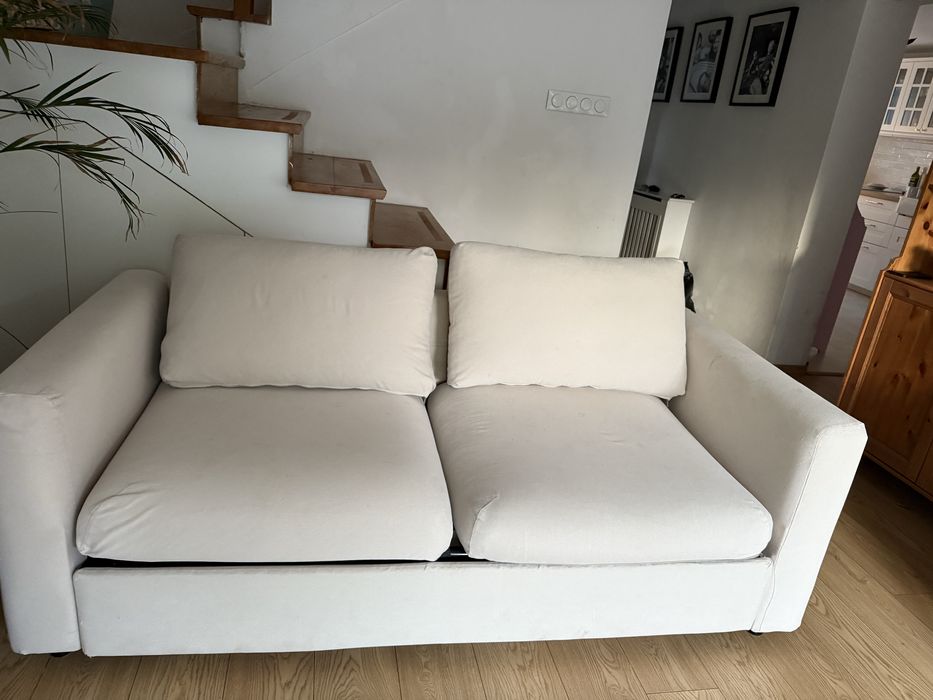 Vimle bezowa - sofa rozkladana 2-3 osobowa