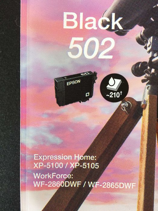 Tinteiro EPSON - Black 502 (Binóculos)