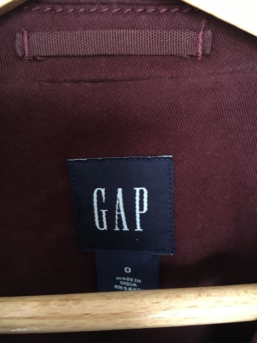 GAP żakiet damski kolor bordo rozm. S