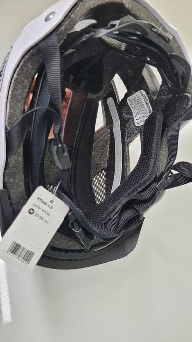 kask rowerowy ABUS HYBAN 2.0 Polar White rozmiar M 52-58cm