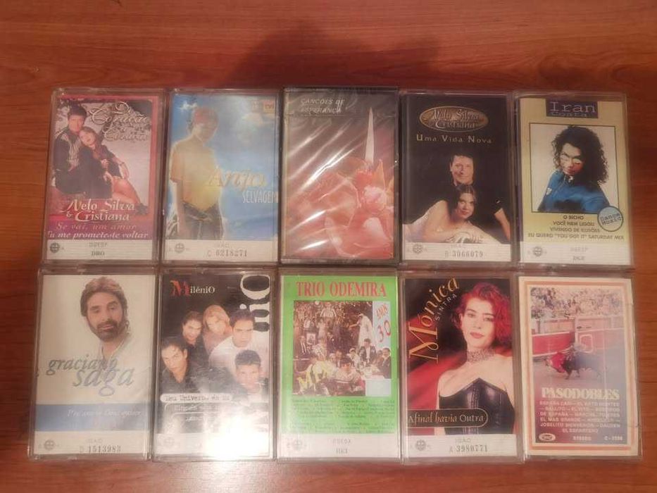 LOTE DE 77 Cassetes de Musica Portuguesa Originais