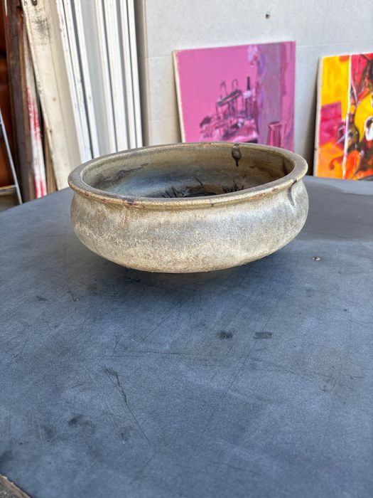 vaso de cerâmica esmaltada